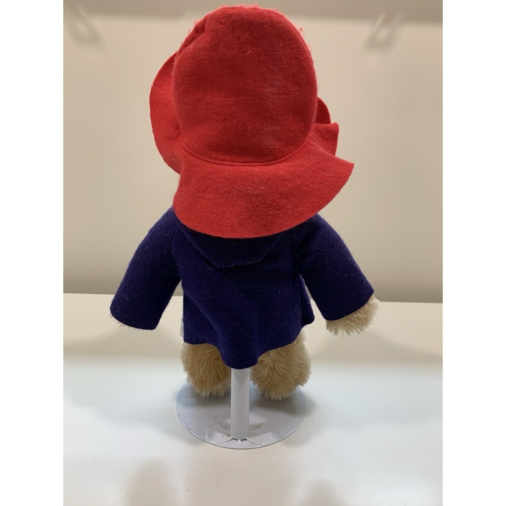Vintage Paddington Bear 14" Plush Stuffed Animal Toy Eden 1975 1981 Coat Hat EUC - Picture 4 of 7